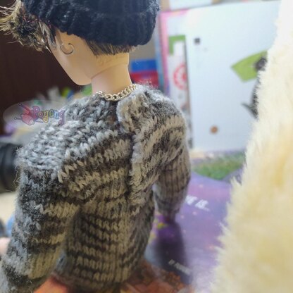 V Neck Sweater for Ken Doll