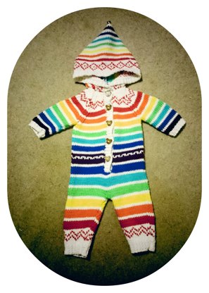 Rainbow babygrow