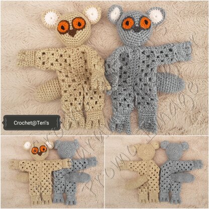 Bush Baby Granny Hexagon Lovey