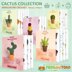 Cactus Collection - Desktop Plants Flower Decoration - Amigurumi Crochet - FROGandTOAD Créations