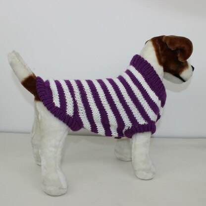 Aran Stripe Dog Coat