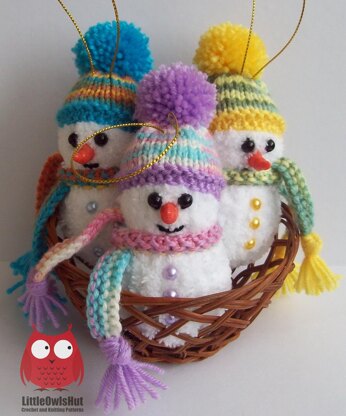 162 Snowman with 3 hats