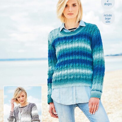 Jumper and Cardigan in Stylecraft Dreamcatcher - 9730 - Downloadable PDF