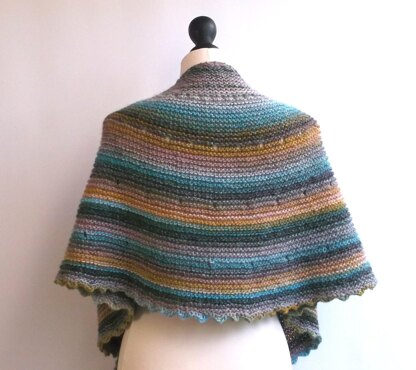 Simple Garter Shawl