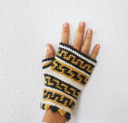 Puntas Fingerless Mitts