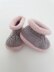 Two-tone Baby Booties BJ402