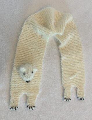 Polar Bear Scarf – Knitting ePattern