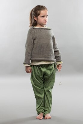 Top Down Child's Sweater