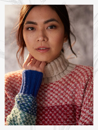 "Ginnie Jumper" - Sweater Knitting Pattern For Women in Willow and Lark Nest