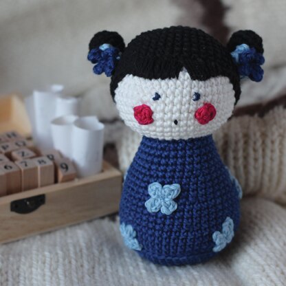 Little Mikko crochet doll