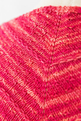 Sweet Clementine Triangular Shawl in SweetGeorgia Superwash Sport - Downloadable PDF