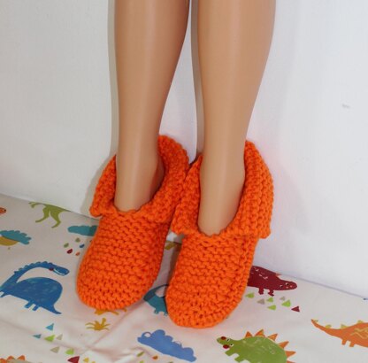 Ladies Super Chunky Slippers Circular