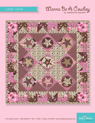 Riley Blake Lone Star Quilt - Downloadable PDF