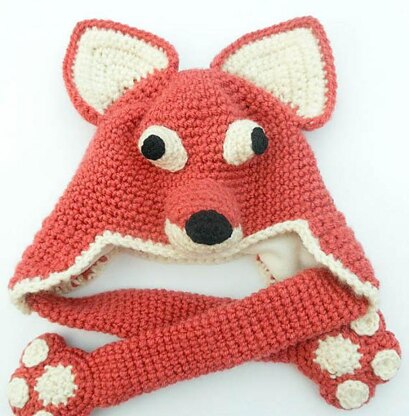 Fox Hat with Paws
