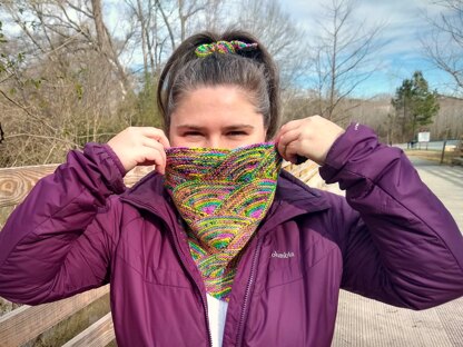 Colorful Scales Cowl