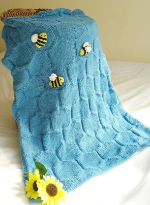 How to Knit a Blanket on Circular Needles for Beginners - A Bee In The  Bonnet