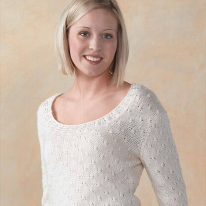 221 Lily Of The Valley Pullover - Jumper Knitting Pattern for Women in Valley Yarns Colrain