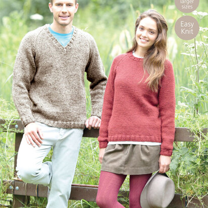 Sweaters in Sirdar Click Chunky - 7206 - Downloadable PDF