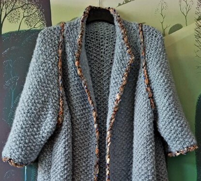 Women Mohair Long Cardigan