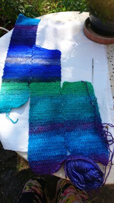 Essai laine Noro Silk Garden 8