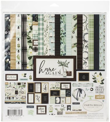 Echo Park Paper Carta Bella Collection Kit 12"X12" - Home Again