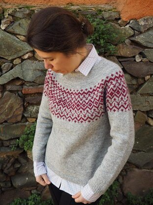 Cherry Peaks sweater