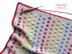 Smarties Bobble Blanket Rainbow pattern by Melu Crochet