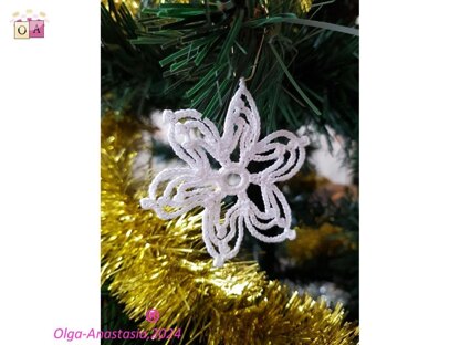 Crochet snowflake 30