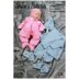 Knitting Pattern baby jacket, hat, leggings & booties UK &USA Terms #90