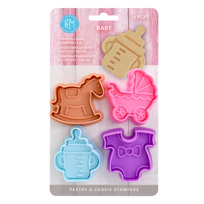 R&M Baby Pastry & Cookie Stamps Set of 4