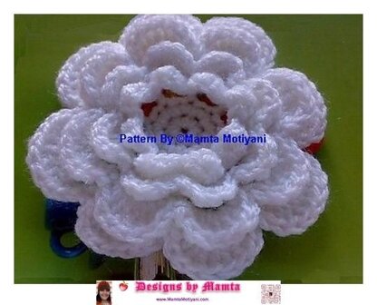 Crochet Rose Pattern Easy Large Flower