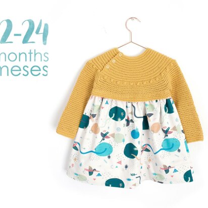 Size 12-24 months -  Prehistoric Bodice / Sweater