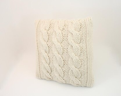 H01 Pillow Cover Chunky Cable