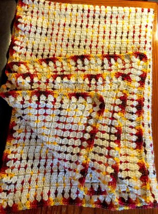 Crochet Fireside Throw Blanket