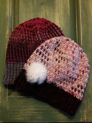 Winter Raspberry Hat