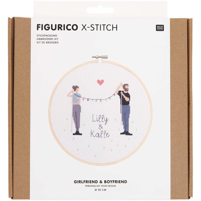 Rico Figurico Girlfriend & Boyfriend Embroidery Kit