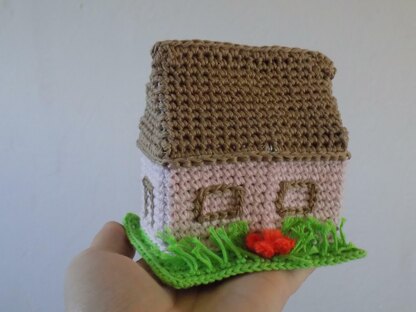 Crochet Amigurumi Toy House for Home Decor