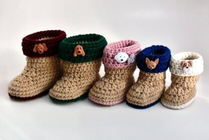 Baby Cuff Booties Girls Boys