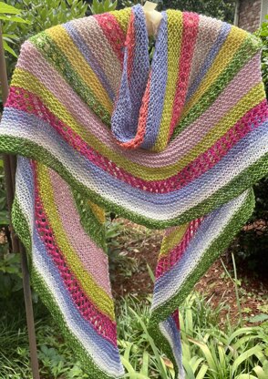 Dibs and Dabs - A Long Knitted Scarf