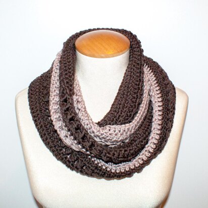 Coffee With Cream Infinity Scarf