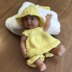 8" Baby Doll knitted outfit