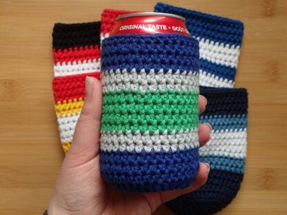 Sport Stripe Can Cozy