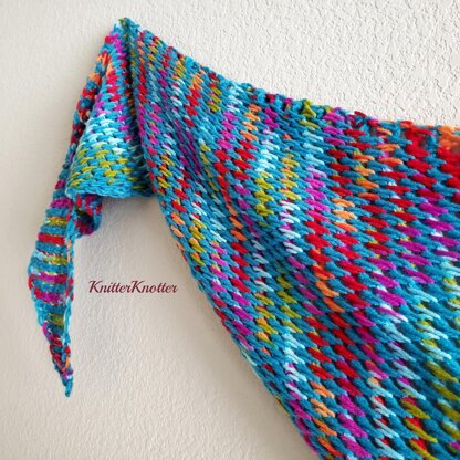 Turquoise Fiesta Shawl