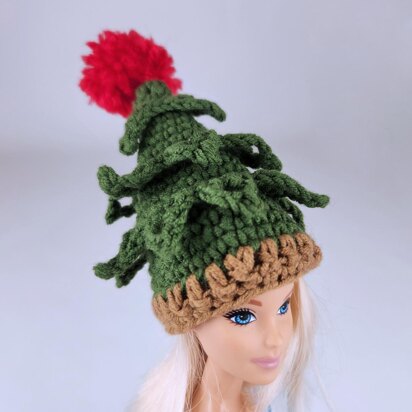 Christmas Tree Hat for Barbie