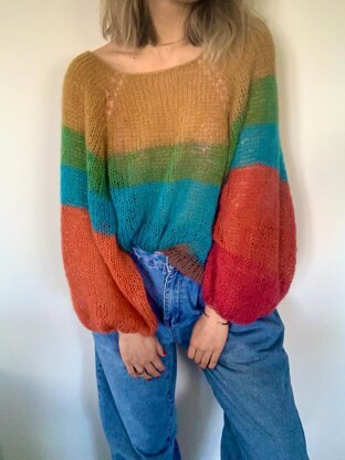 Oversized mohair sweater