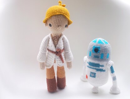 R2D2 STAR WARS -  amigurumi pattern