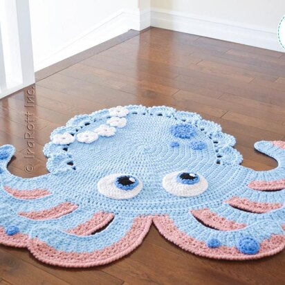 Inky the Octopus Animal Rug