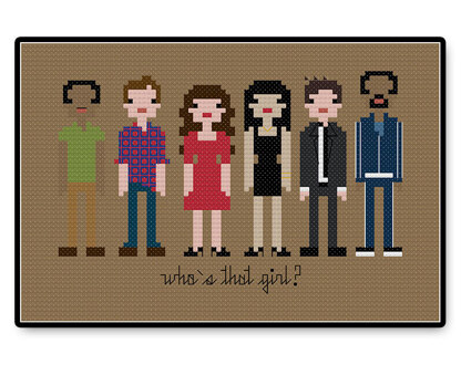 New Girl - PDF Cross Stitch Pattern