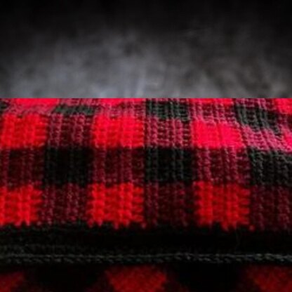 Plaid Pocket Shawl