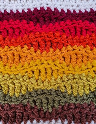 Cosy Autumn Rainbow Blanket - US Terms